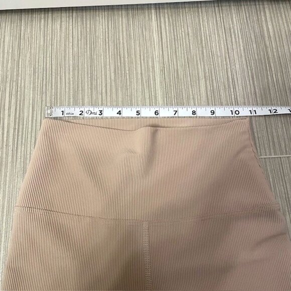 Beach Riot Ayla Ribbed High Rise Leggings Size Small Taupe - Picture 14 of 16
